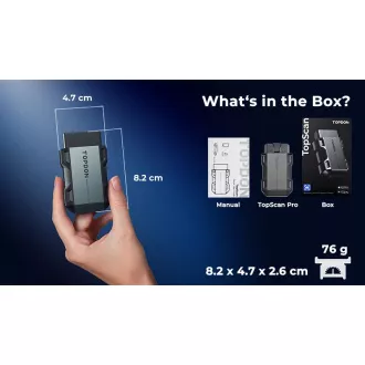 TOPDON diagnostické zařízení TopScan Pro/OBD 2 funkce/13 speciálních funkcí/Android/iOS/aplikace TOPDON diagnostické zařízení TopScan Pro/OBD 2 funkce/13 speciálních funkcí/Android/iOS/aplikace