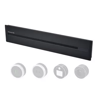 Zásuvková lišta - zápustná Viking LZ60B/230V,50Hz/60cm délka/černá/až 7 modulů/IP20/hliník/zápustná
