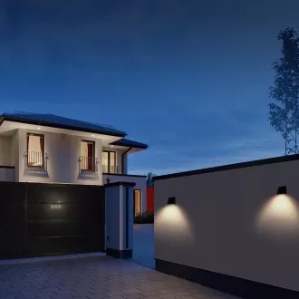 Venkovní solární LED světlo Viking SR25/Pohybový senzor/1000 lm/4 režimy/IP54/denní bílá