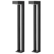 Venkovní solární LED světlo Viking SR07 - 2ks/1000 lm/IP54/2 režimy/teplá bílá