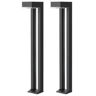 Venkovní solární LED světlo Viking SR07 - 2ks/1000 lm/IP54/2 režimy/teplá bílá