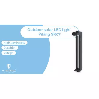 Venkovní solární LED světlo Viking SR07 - 2ks/1000 lm/IP54/2 režimy/teplá bílá