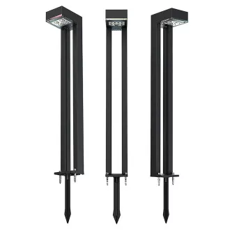 Venkovní solární LED světlo Viking SR07 - 2ks/1000 lm/IP54/2 režimy/teplá bílá