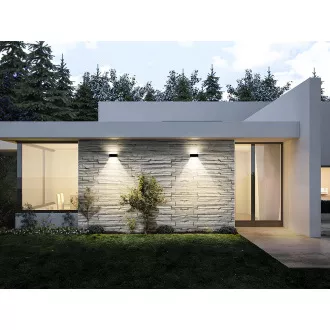 Venkovní solární LED světlo Viking SR31/700 lm/IP44/4 režimy/denní bílá