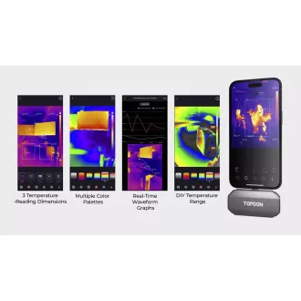 TOPDON termální infra kamera TC002C/256x192/iOS/zorné pole 56°x42°/USB-C/ TOPDON termální infra kamera TC002C/256x192/iOS/zorné pole 56°x42°/USB-C/
