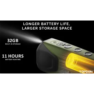 TOPDON termovizní monokulár TS004/dosah 410m/OLED 1024x768/5000mAh/50Hz/IP67