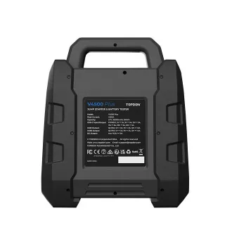 TOPDON startér a tester autobaterie V4500Plus/32000mAh(120Wh)/max. výstupní proud 4500A//IP65