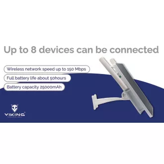 Solární router Viking R09 4G/solární napájení/WiFi až pro 8 zařízení/download - 15Mbps Solární router Viking R09 4G/solární napájení/WiFi až pro 8 zařízení/download - 15Mbps