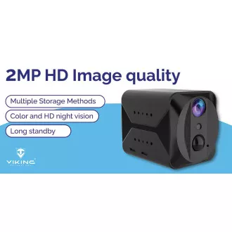 Minikamera Viking S309 Wifi/1080P/noční vidění/pohybový senzor/2500mAh/mobilní aplikace