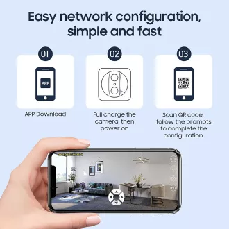 Minikamera Viking S309 Wifi/1080P/noční vidění/pohybový senzor/2500mAh/mobilní aplikace