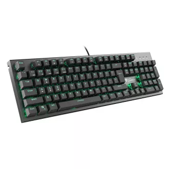 Genesis herní mechanická klávesnice THOR 300/RGB/Outemu Blue/Drátová USB/US layout/Černá