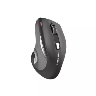 Natec optická myš JAGUAR/2400 DPI/Ergonomická/Blue Track/Pro praváky/2 400 DPI/Bezdrátová USB/Černá Natec optická myš JAGUAR/2400 DPI/Ergonomická/Blue Track/Pro praváky/2 400 DPI/Bezdrátová USB/Černá