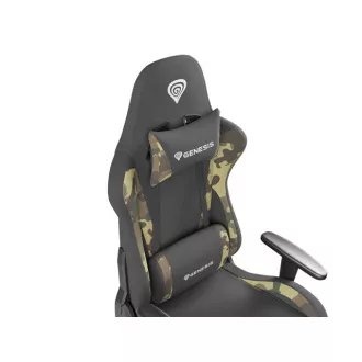 Herní křeslo Genesis Nitro 560 CAMO, černo-maskáčová tkanina