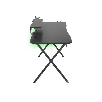 Genesis Holm 300 RGB - herní stůl s RGB podsvícením, 3xUSB 3.0, bezdrátová nabíječka mobilů Genesis Holm 300 RGB - herní stůl s RGB podsvícením, 3xUSB 3.0, bezdrátová nabíječka mobilů