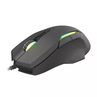 Genesis herní optická myš XENON 220 G2/RGB/Herní/Optická/Pro praváky/12 400 DPI/Drátová USB/Černá