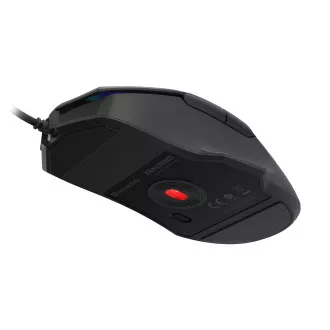 Genesis herní optická myš XENON 220 G2/RGB/Herní/Optická/Pro praváky/12 400 DPI/Drátová USB/Černá