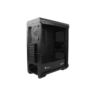 Počítačová skříň Genesis IRID 505 V2/Midi Tower/Transpar./Černá