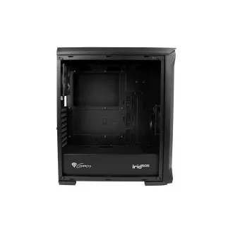 Počítačová skříň Genesis IRID 505 V2/Midi Tower/Transpar./Černá