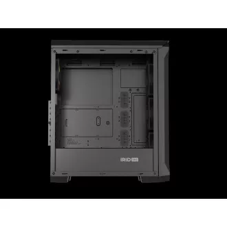 Počítačová skříň Genesis IRID 505 ARGB V2/Midi Tower/Transpar./Černá
