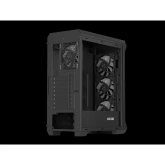 Počítačová skříň Genesis IRID 505 ARGB V2/Midi Tower/Transpar./Černá