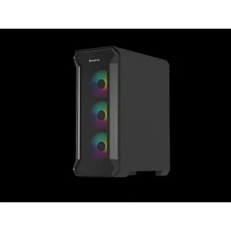 Počítačová skříň Genesis IRID 505 ARGB V2/Midi Tower/Transpar./Černá