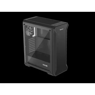 Počítačová skříň Genesis IRID 505 ARGB V2/Midi Tower/Transpar./Černá