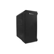 Počítačová skříň Genesis IRID 503 V2/Micro Tower/Transpar./Černá