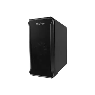 Počítačová skříň Genesis IRID 503 V2/Micro Tower/Transpar./Černá