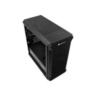 Počítačová skříň Genesis IRID 503 V2/Micro Tower/Transpar./Černá