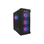 Počítačová skříň Genesis IRID 503 ARGB V2/Micro Tower/Transpar./Černá