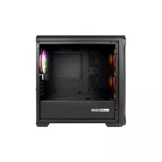 Počítačová skříň Genesis IRID 503 ARGB V2/Micro Tower/Transpar./Černá
