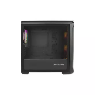 Počítačová skříň Genesis IRID 503 ARGB V2/Micro Tower/Transpar./Černá