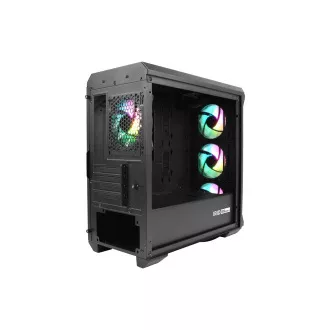 Počítačová skříň Genesis IRID 503 ARGB V2/Micro Tower/Transpar./Černá