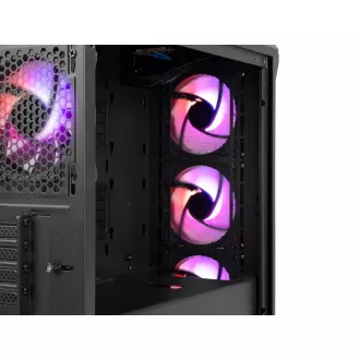 Počítačová skříň Genesis IRID 503 ARGB V2/Micro Tower/Transpar./Černá