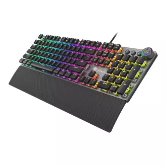 Genesis herní mechanická klávesnice THOR 400/RGB/Kailh Red/Drátová USB/US layout/Černá Genesis herní mechanická klávesnice THOR 400/RGB/Kailh Red/Drátová USB/US layout/Černá