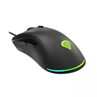 Genesis herní optická myš KRYPTON 200/RGB/6400 DPI/Herní/Optická/6 000 DPI/Drátová USB/Černá