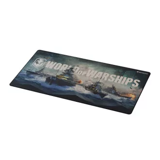 Herní podložka pod myš Genesis CARBON 500 WORLD of WARSHIPS ARMADA, MAXI 90x45cm