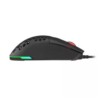 Genesis herní optická myš KRYPTON 750/RGB/8000 DPI/Herní/Optická/8 000 DPI/Drátová USB/Černá