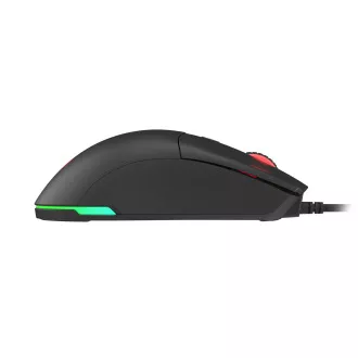 Genesis herní optická myš KRYPTON 750/RGB/8000 DPI/Herní/Optická/8 000 DPI/Drátová USB/Černá