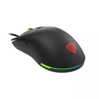 Genesis herní optická myš KRYPTON 750/RGB/8000 DPI/Herní/Optická/8 000 DPI/Drátová USB/Černá