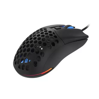 Genesis herní optická myš KRYPTON 750/RGB/8000 DPI/Herní/Optická/8 000 DPI/Drátová USB/Černá