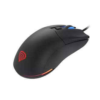 Genesis herní optická myš KRYPTON 750/RGB/8000 DPI/Herní/Optická/8 000 DPI/Drátová USB/Černá
