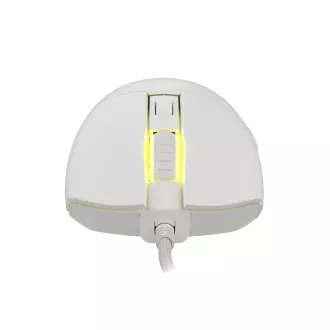 Genesis herní optická myš KRYPTON 750/RGB/8000 DPI/Herní/Optická/8 000 DPI/Drátová USB/Bílá