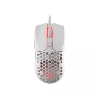 Genesis herní optická myš KRYPTON 750/RGB/8000 DPI/Herní/Optická/8 000 DPI/Drátová USB/Bílá