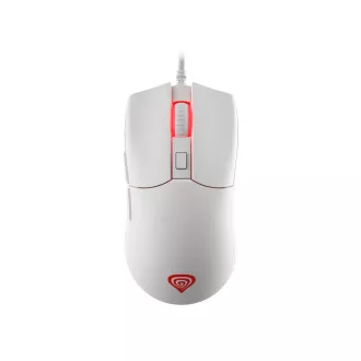 Genesis herní optická myš KRYPTON 750/RGB/8000 DPI/Herní/Optická/8 000 DPI/Drátová USB/Bílá