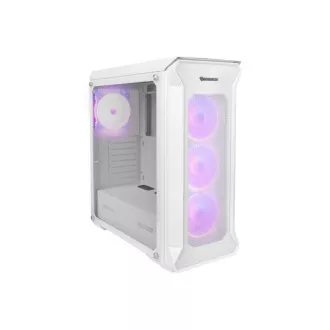 Počítačová skříň Genesis IRID 505 ARGB V2/Midi Tower/Transpar./Bílá