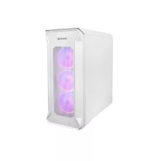 Počítačová skříň Genesis IRID 505 ARGB V2/Midi Tower/Transpar./Bílá
