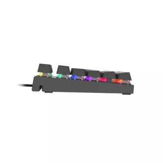 Genesis herní mechanická klávesnice THOR 303/TKL/RGB/Outemu Red/Drátová USB/CZ-SK layout/Černá