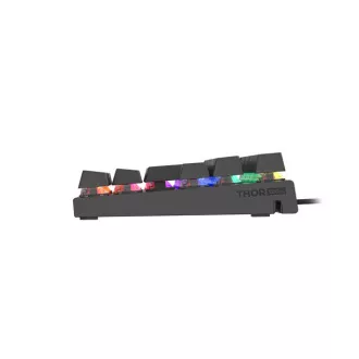 Genesis herní mechanická klávesnice THOR 303/TKL/RGB/Outemu Red/Drátová USB/CZ-SK layout/Černá