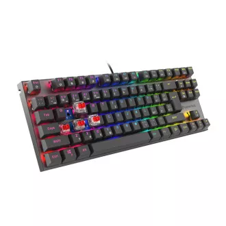Genesis herní mechanická klávesnice THOR 303/TKL/RGB/Outemu Red/Drátová USB/CZ-SK layout/Černá